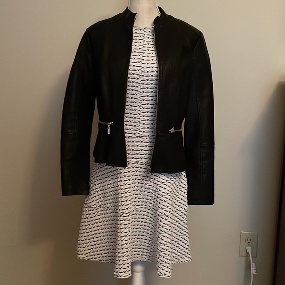 Sharagano fit and flare midi dress - size 4P - Picture 5 of 12